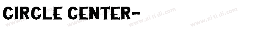 Circle Center字体转换